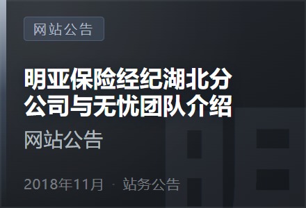 明亚保险经纪湖北分公司与无忧团队介绍-李景的保险时光